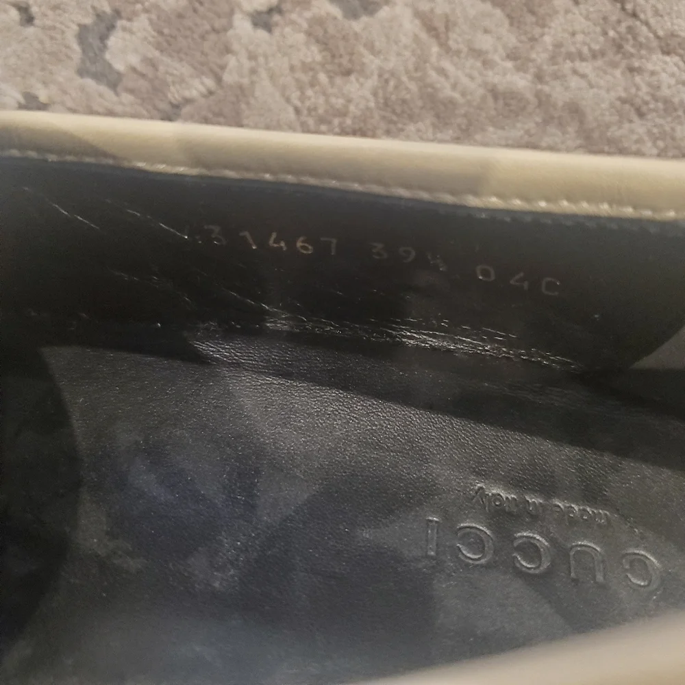 Gucci Jordaan Horsebit-Detailed Leather-Trimmed Boucle-Tweed Loafers in Ivory - Picture 8 of 9